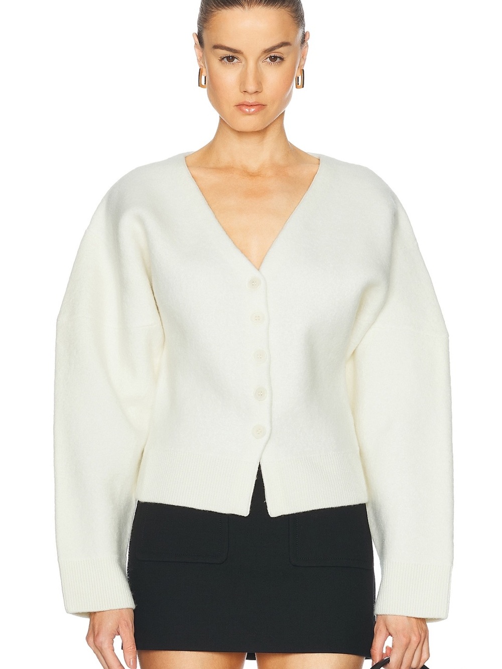 Eaves Arlet V-Neck Button Cardigan Sweater